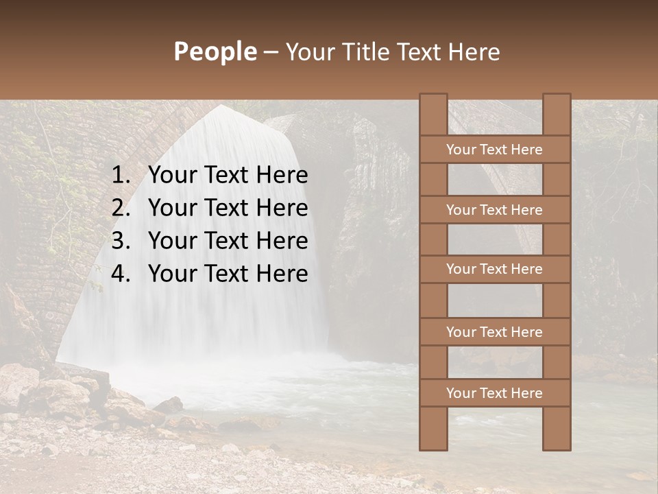 Mother Sad Water PowerPoint Template