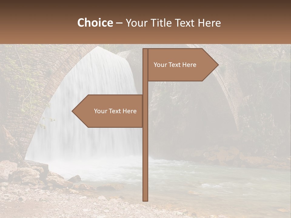 Mother Sad Water PowerPoint Template