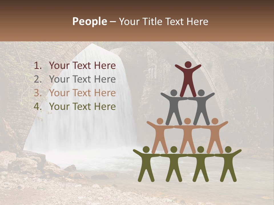 Mother Sad Water PowerPoint Template