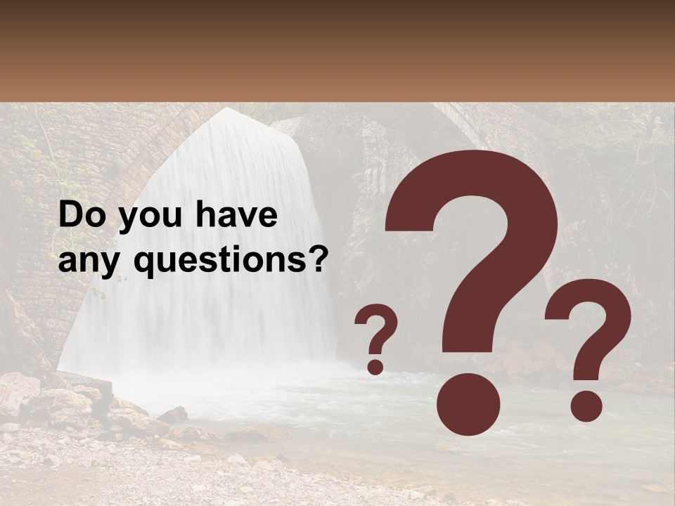 Mother Sad Water PowerPoint Template