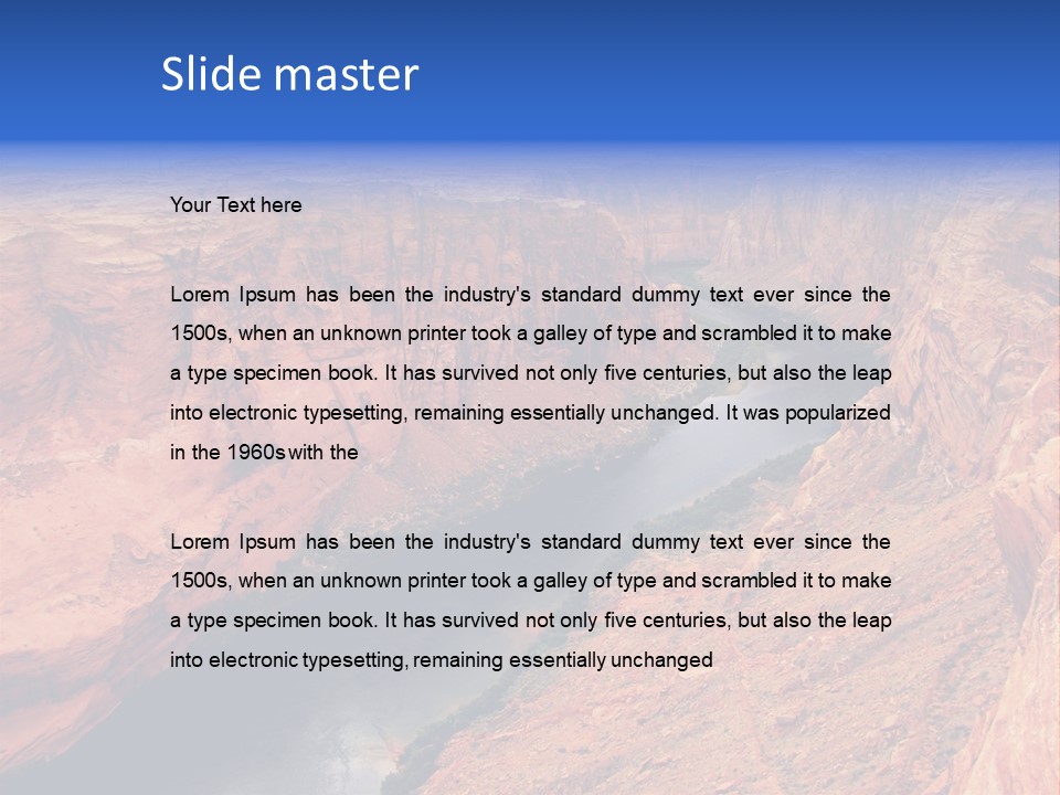 Life Sand Coastal PowerPoint Template