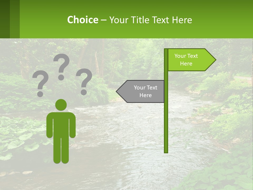 Life Senior Standing PowerPoint Template
