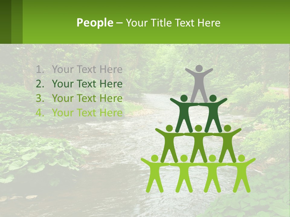 Life Senior Standing PowerPoint Template