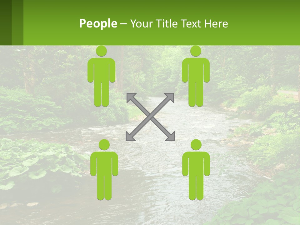 Life Senior Standing PowerPoint Template