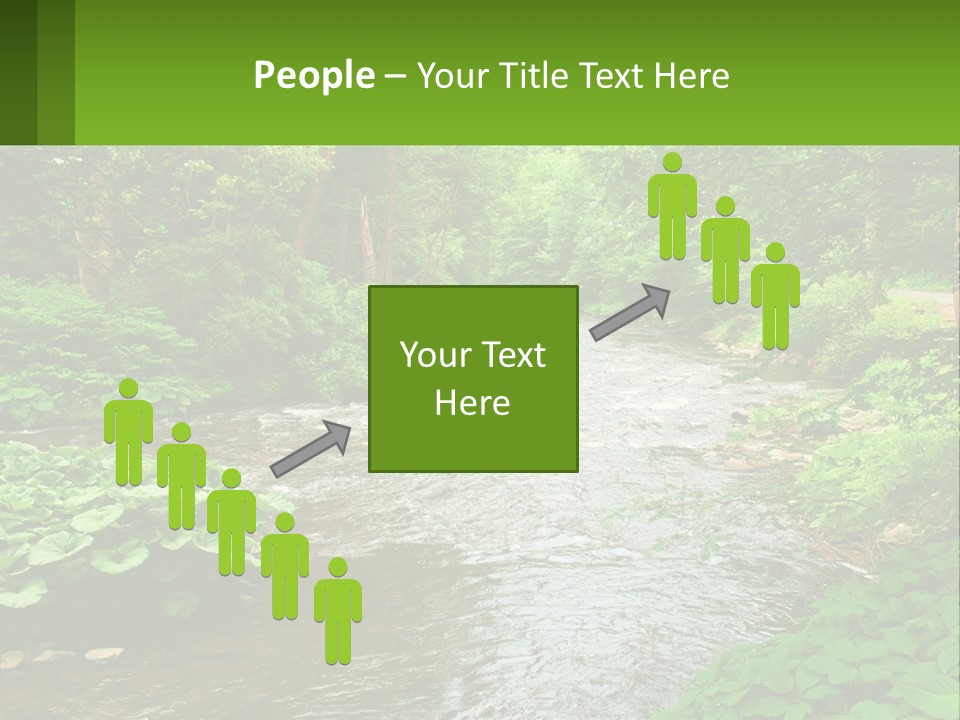 Life Senior Standing PowerPoint Template