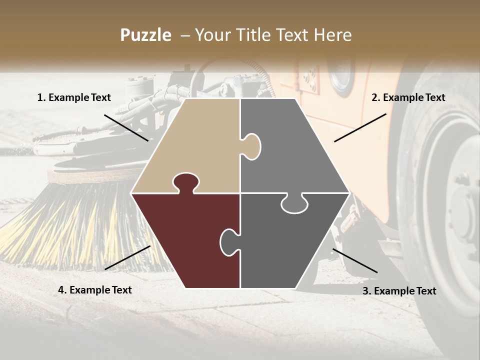 Standing Parent Peaceful PowerPoint Template