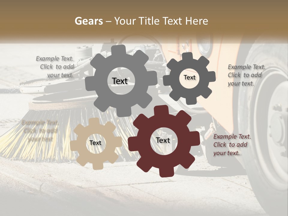 Standing Parent Peaceful PowerPoint Template