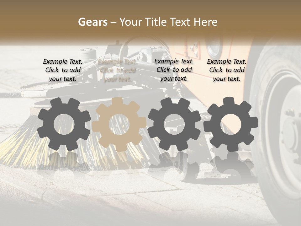 Standing Parent Peaceful PowerPoint Template