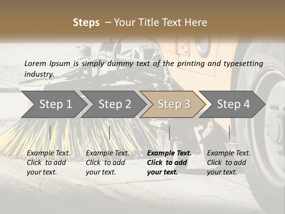 Standing Parent Peaceful PowerPoint Template