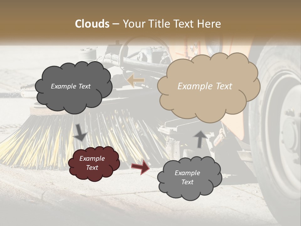 Standing Parent Peaceful PowerPoint Template