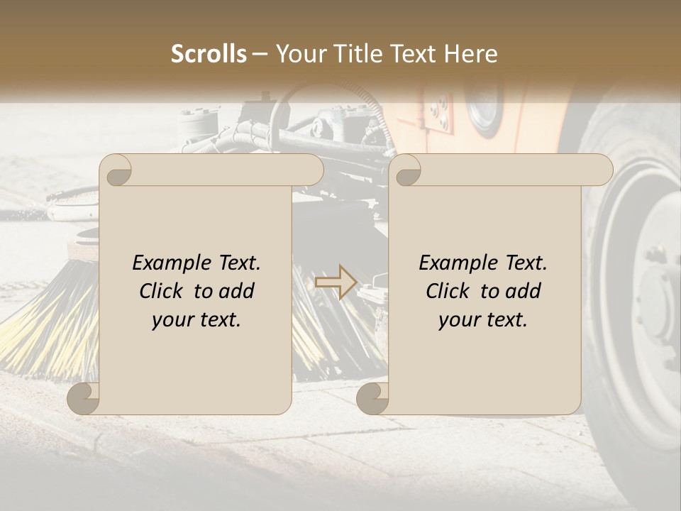 Standing Parent Peaceful PowerPoint Template