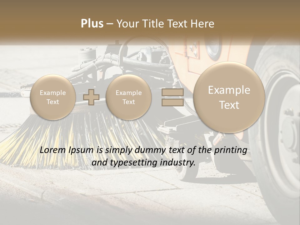 Standing Parent Peaceful PowerPoint Template