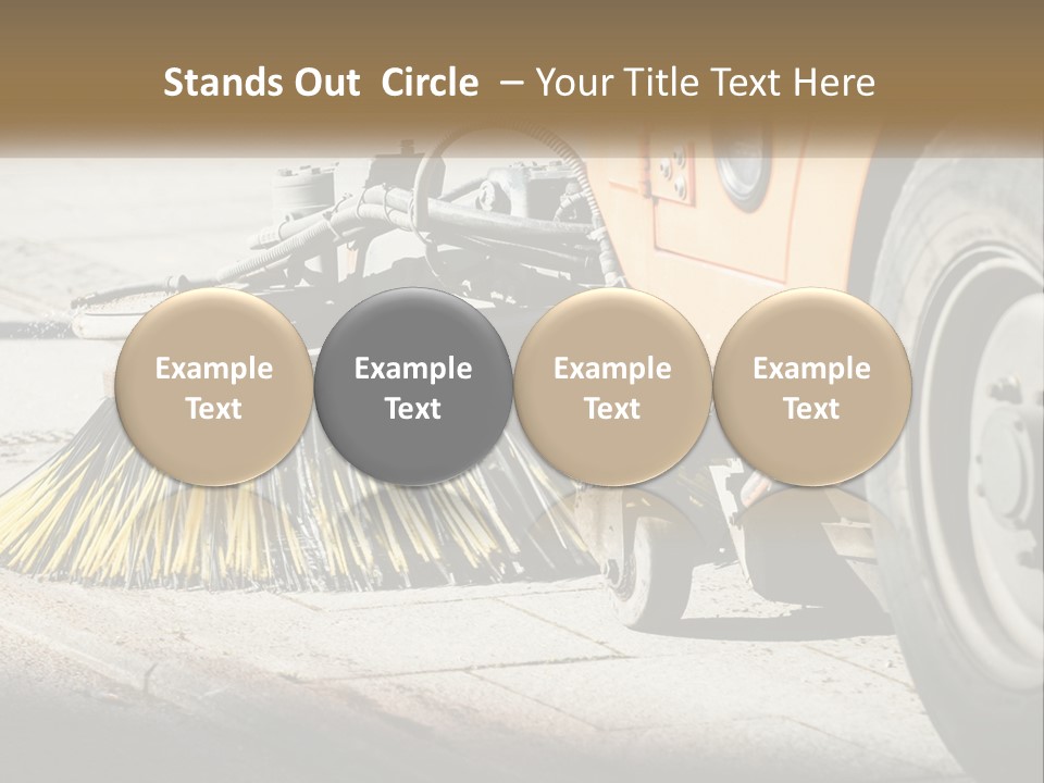 Standing Parent Peaceful PowerPoint Template