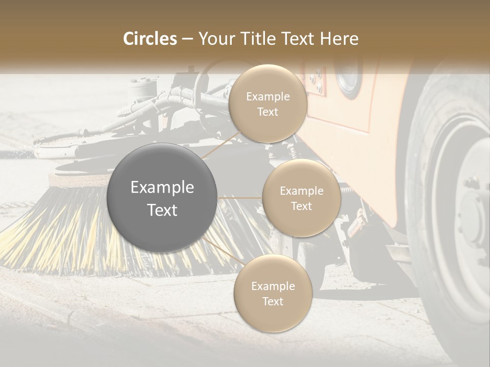 Standing Parent Peaceful PowerPoint Template