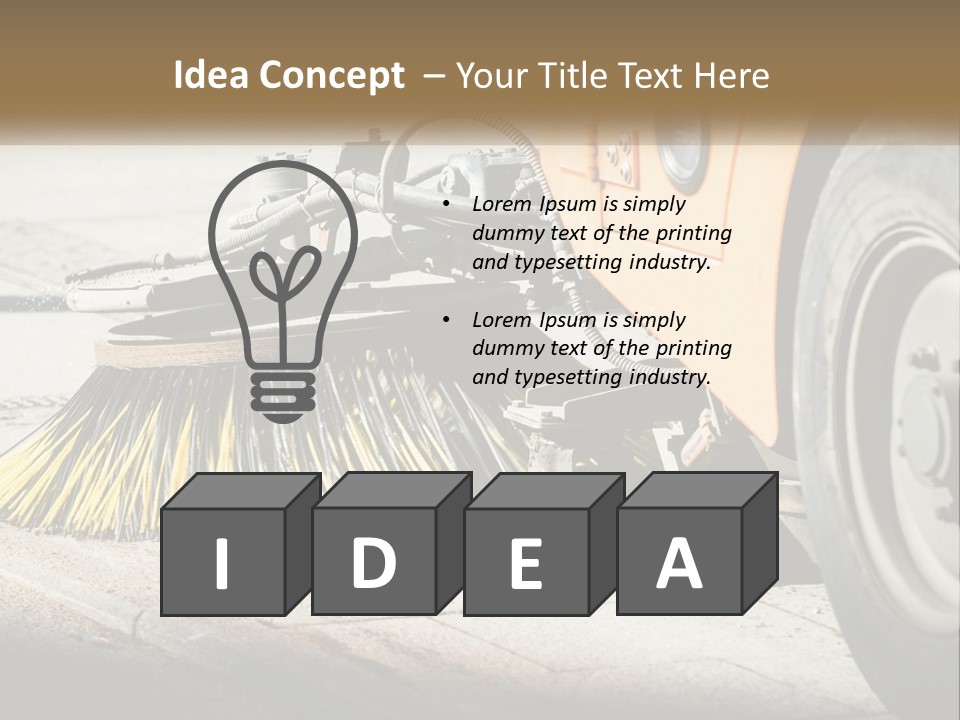 Standing Parent Peaceful PowerPoint Template