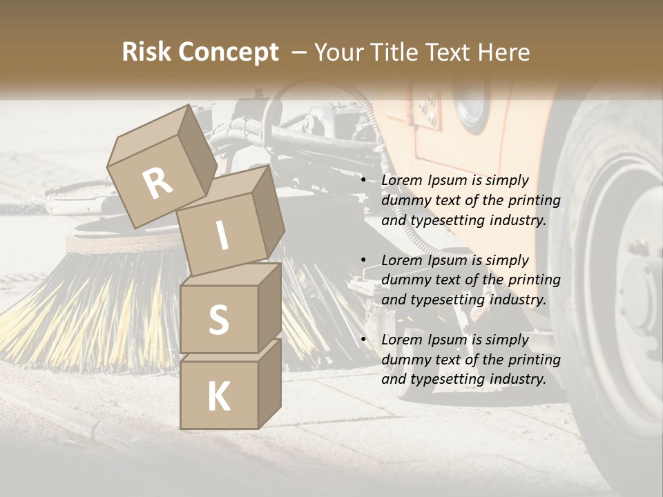 Standing Parent Peaceful PowerPoint Template