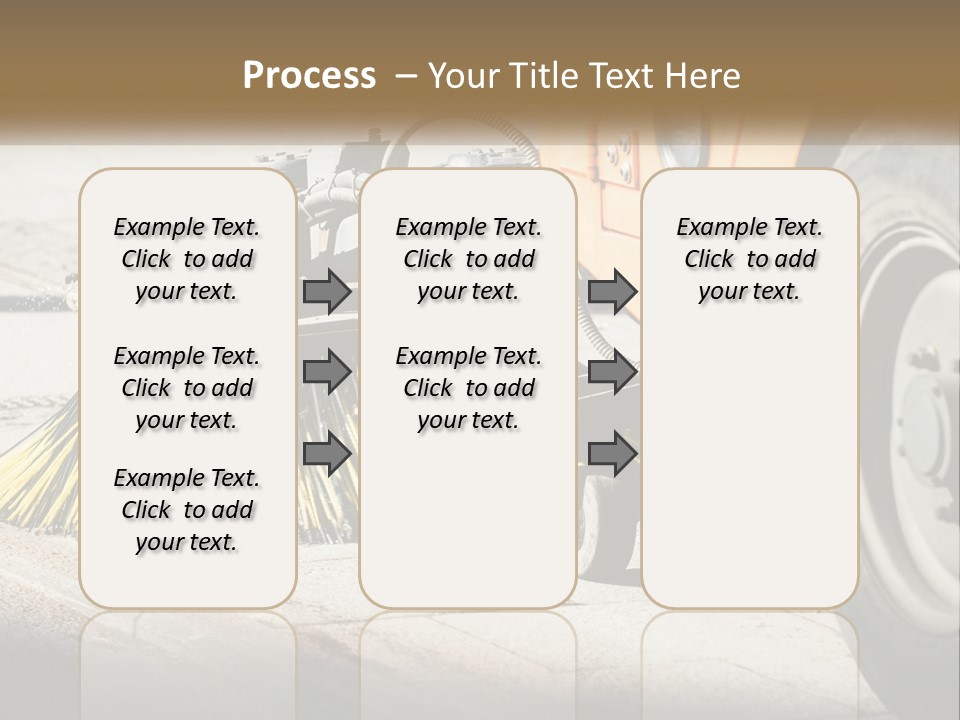 Standing Parent Peaceful PowerPoint Template