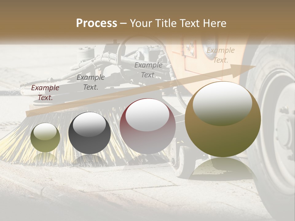 Standing Parent Peaceful PowerPoint Template