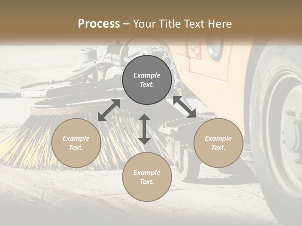 Standing Parent Peaceful PowerPoint Template