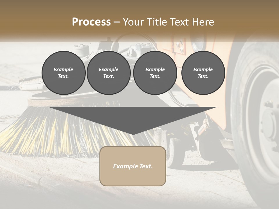 Standing Parent Peaceful PowerPoint Template