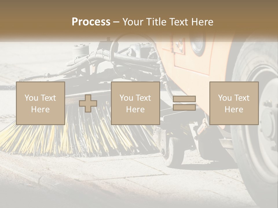 Standing Parent Peaceful PowerPoint Template