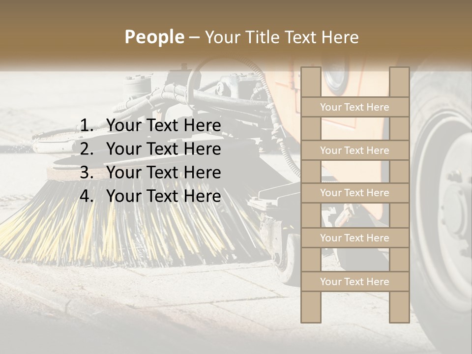 Standing Parent Peaceful PowerPoint Template