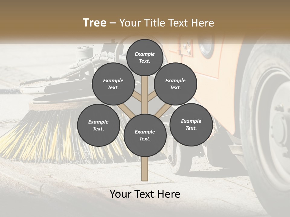 Standing Parent Peaceful PowerPoint Template
