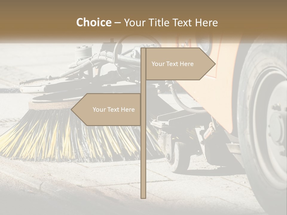 Standing Parent Peaceful PowerPoint Template