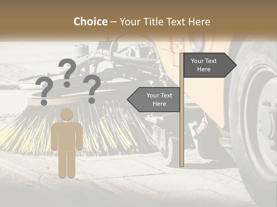 Standing Parent Peaceful PowerPoint Template