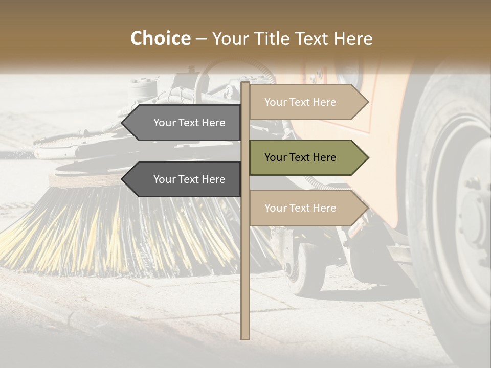 Standing Parent Peaceful PowerPoint Template