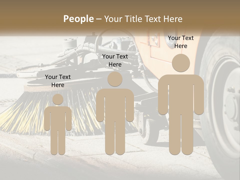 Standing Parent Peaceful PowerPoint Template