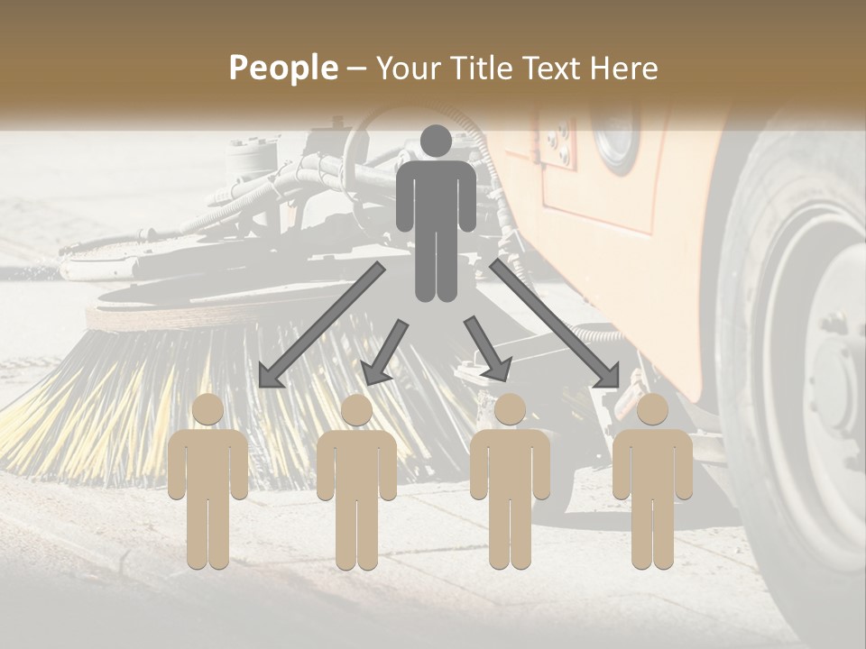 Standing Parent Peaceful PowerPoint Template