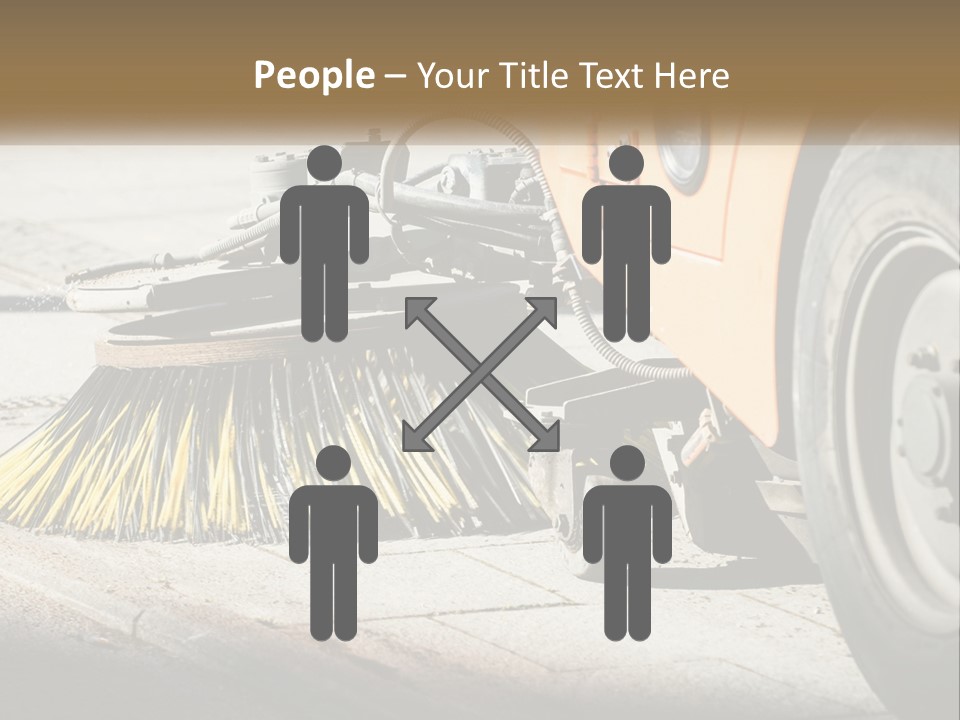 Standing Parent Peaceful PowerPoint Template