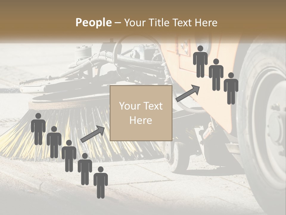 Standing Parent Peaceful PowerPoint Template