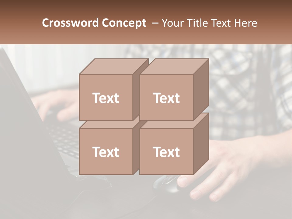 White Ocean Sand PowerPoint Template