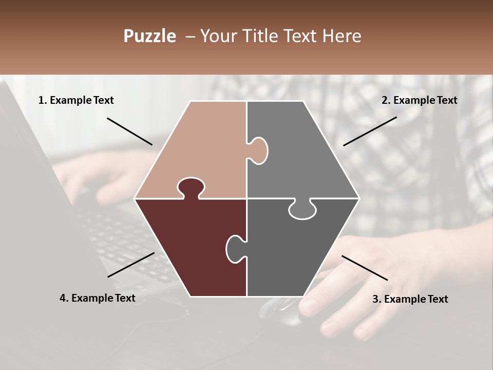 White Ocean Sand PowerPoint Template