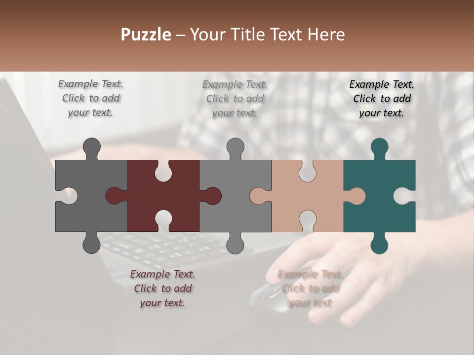 White Ocean Sand PowerPoint Template