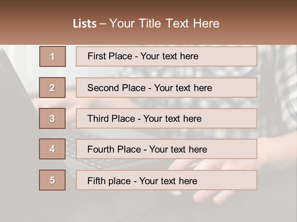 White Ocean Sand PowerPoint Template