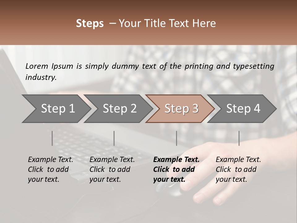 White Ocean Sand PowerPoint Template