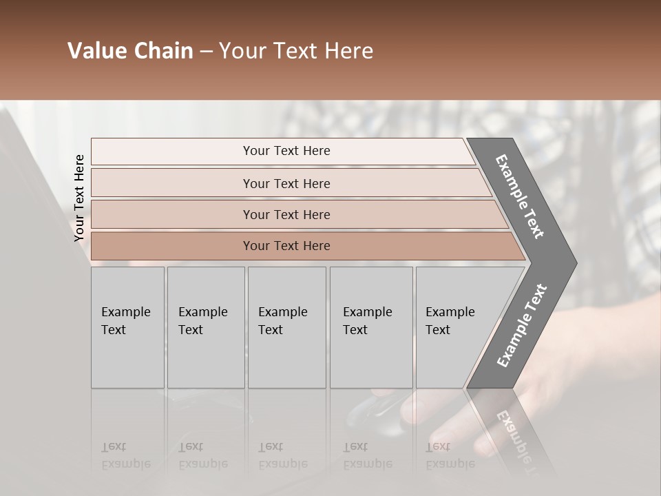 White Ocean Sand PowerPoint Template