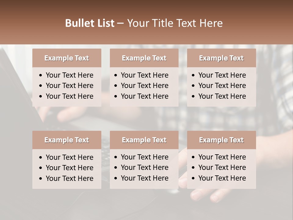 White Ocean Sand PowerPoint Template