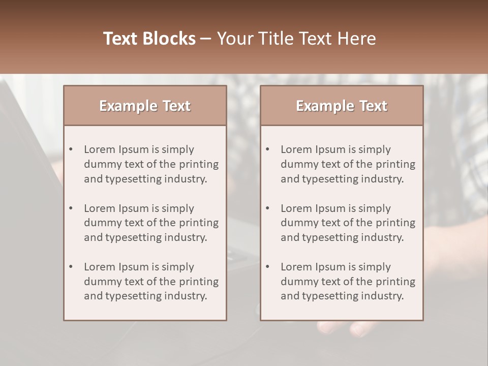 White Ocean Sand PowerPoint Template