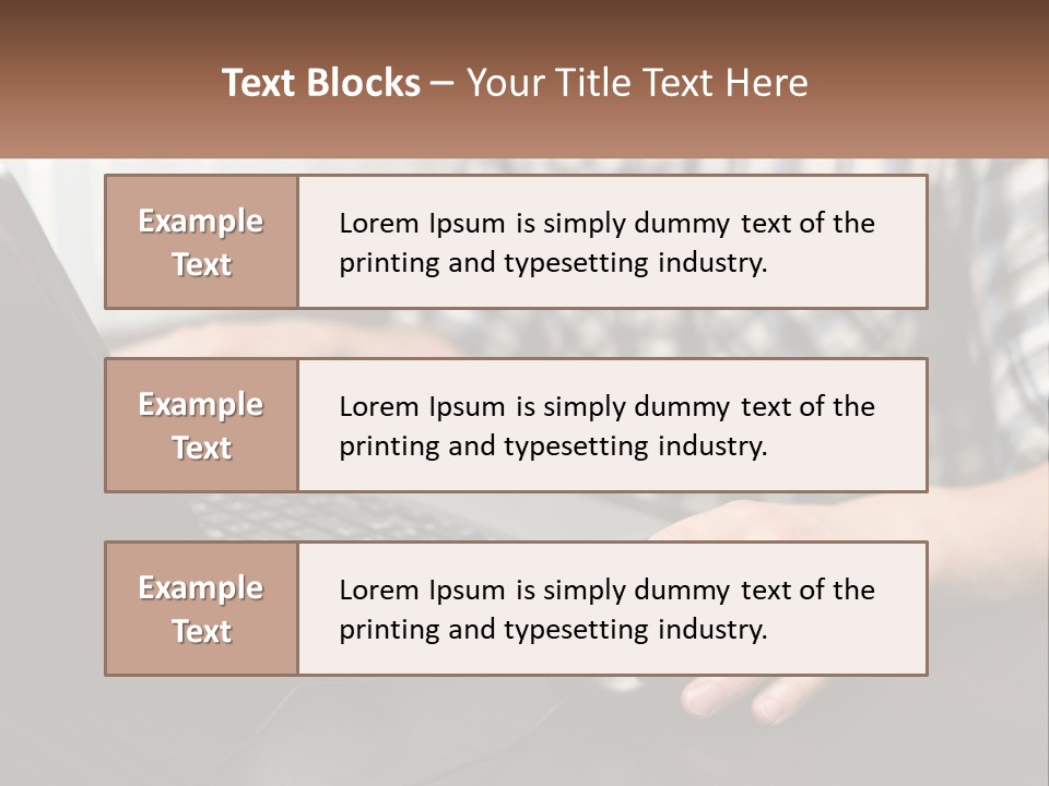 White Ocean Sand PowerPoint Template