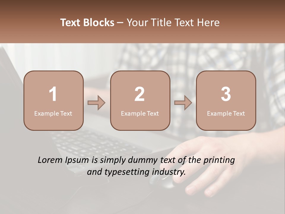 White Ocean Sand PowerPoint Template