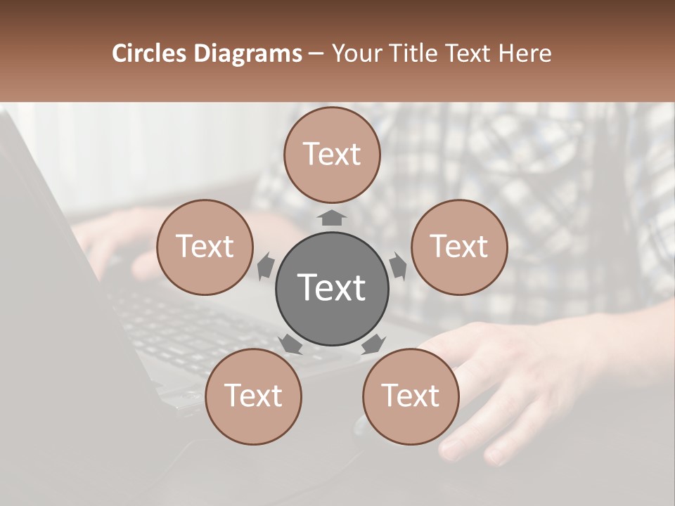 White Ocean Sand PowerPoint Template