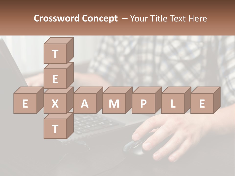 White Ocean Sand PowerPoint Template