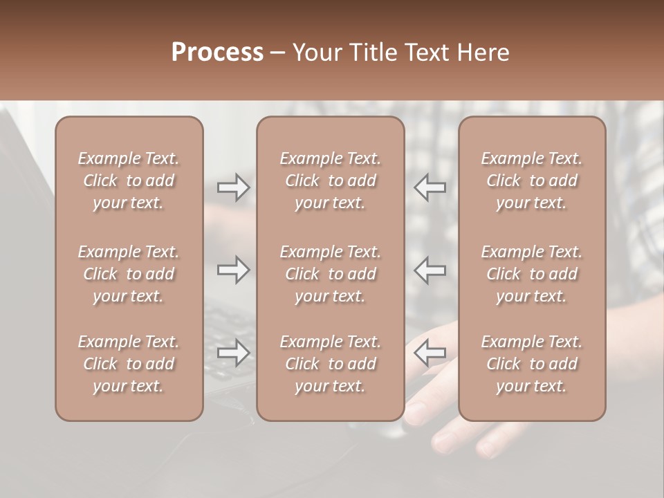 White Ocean Sand PowerPoint Template