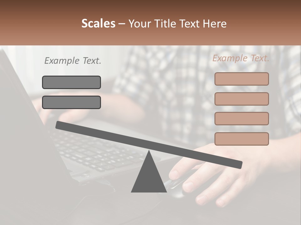 White Ocean Sand PowerPoint Template