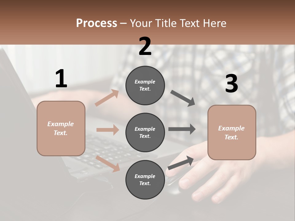 White Ocean Sand PowerPoint Template