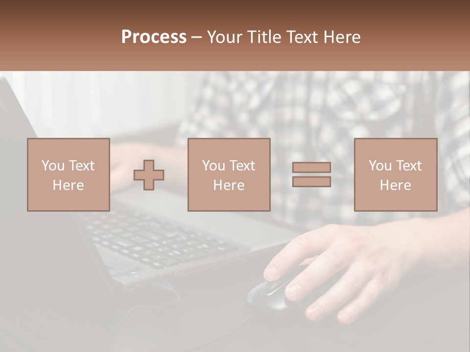 White Ocean Sand PowerPoint Template
